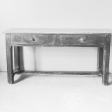 French, Rustic, 2 Drawer Side Table