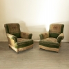 Pair Of Victorian Velvet Carpet Chairs