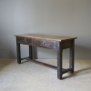 French, Rustic, 2 Drawer Side Table 