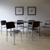 Set Of Six Vintage Industrial Chairs 