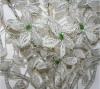 French 19th Century Beadwork Floral Wreath