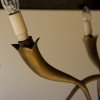 A Pair Of Mid Century French Bronze Chandeliers 