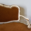 Italian Serpentine Painted and Gilt Settee