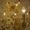 Large Vintage Tôle Chandelier