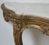 French Louis 15 Style Gilt Console Table