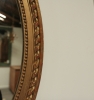 French 19th Century Louis 16 Style Oval Gilt Mirror