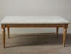 Louis 16 Style Gilt and Marble Coffee Table
