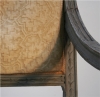 French Louis 16 Style Painted Fauteuil 
