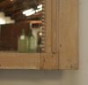 French 19th Century Painted Terracotta Mirror