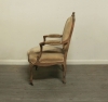 Pair Of 19th Century Beech Louis 15 Style Fauteuils