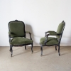 Pair Of Napoleon III Louis 15 Style Fauteuils