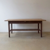 French, Stretcher Base, Farmhouse Table
