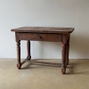 French Painted Rustic Side Table