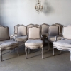 A Set Of 8, French, Louis 15 Style Dining Chairs