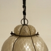 Pair Of Murano Glass Pendant Lights