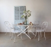 French Wrought Iron Garden Chairs 