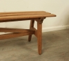 Pair Of French Beech Bench Seats