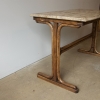 French Bentwood Bistro Table With Marble Top