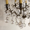 Uncommon French Chandelier With Crystal Balls 