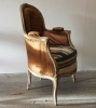 Pair of Petite Louis 15 Style Painted Bergères