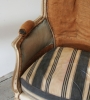 Pair of Petite Louis 15 Style Painted Bergères