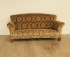 Edwardian Velvet Brocade Settee
