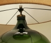 Large Vintage Green Bottle Lamp