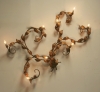 Decorative Italian Gilt Metal Wall Sconce