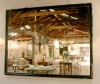 Large Bistro Mirror With Original Glass