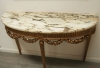 Louis 16th Style Gilt Console Table