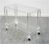 French 1940's Lucite Side Table