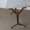 French Marble Topped Bistrot Table 