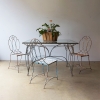 Iron Outdoor Table + Chairs 