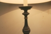Pair Of Classical Black Turned Lamps