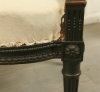 Pair Of Louis 16 Style Ebonised Fauteuils