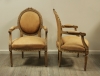 Pair Of Louis 16 Style Fauteuils