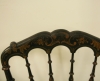 Pair Of Napoleon III Ebonised side chairs