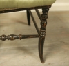 Pair Of Napoleon III Ebonised side chairs