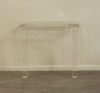 Pair Of 1940's Italian Lucite Console Tables