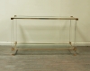 Pierre Vandel Lucite And Brass Console
