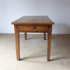French, 19th Century, Fruitwood, Kitchen Table 