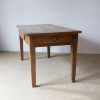 French, 19th Century, Fruitwood, Kitchen Table 
