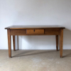 French, 19th Century, Fruitwood, Kitchen Table 