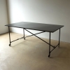 Modern Industrial Steel Trestle Table