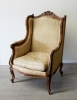 Louis 15 Style Walnut Bergère