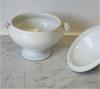 French 19th Century White Ceramic Tureen