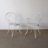 French Wrought Iron Garden Chairs 