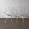 French Wrought Iron Garden Chairs 