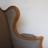French Louis 15 Style Walnut Bergère