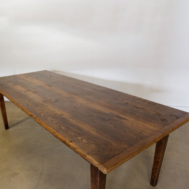 French Chestnut And Fruitwood Farmhouse Table 